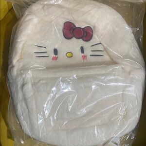 NWT Hello Kitty White Plush Backpack